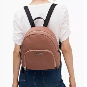 Kate Spade New York Medium Dawn Sparrow Pink Backpack Purse Bag